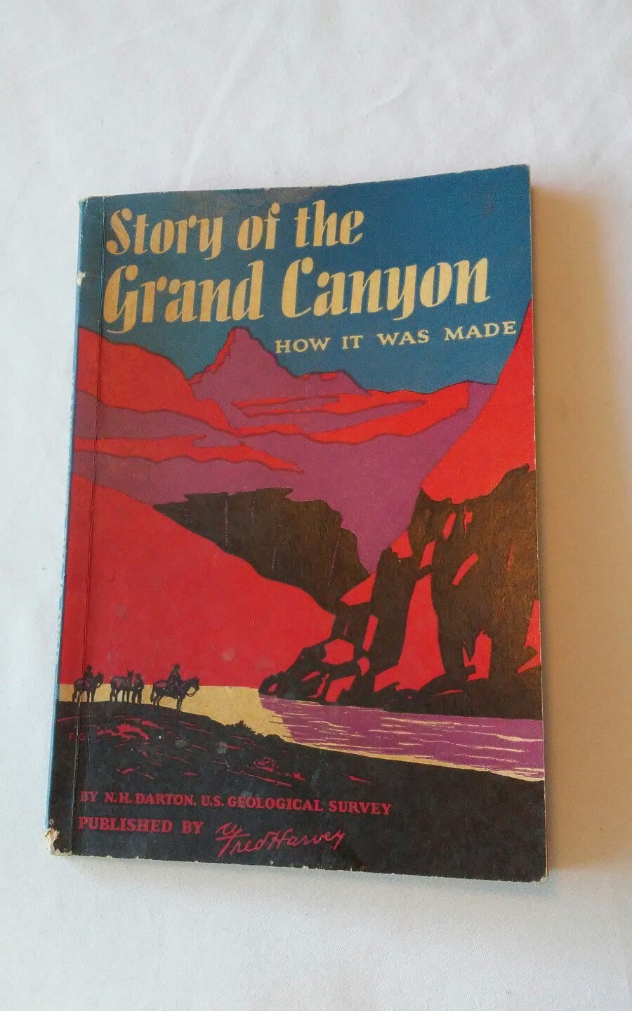 Vintage 1956 Story of the Grand Canyon Book How It Was Made