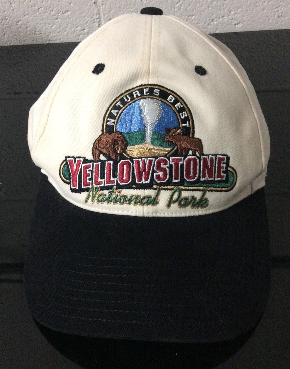 Yellowstone National Park Natures Best Hat W/Strap *SEE PICS*