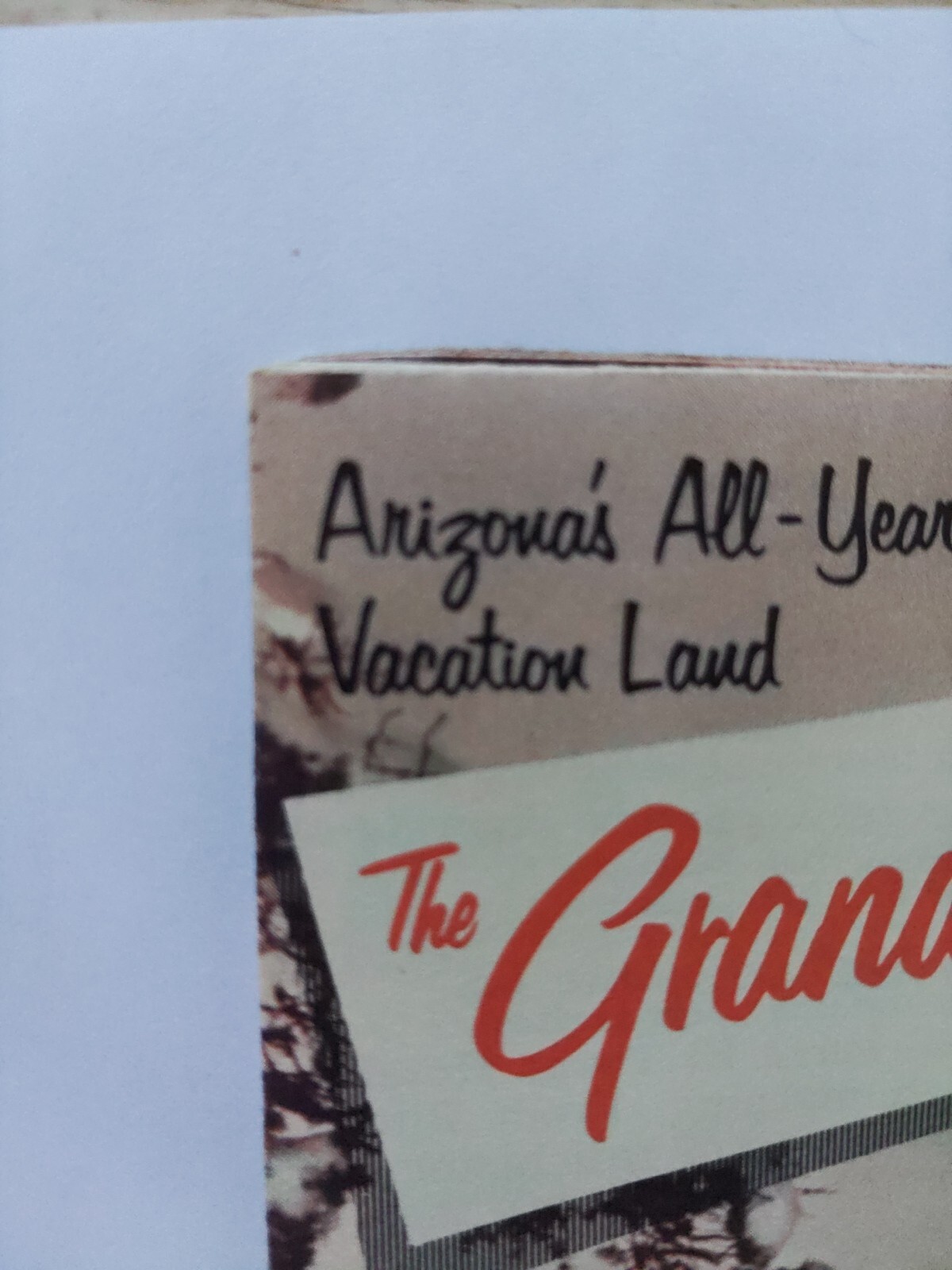 Vintage 1956 Grand Canyon Pamphlet