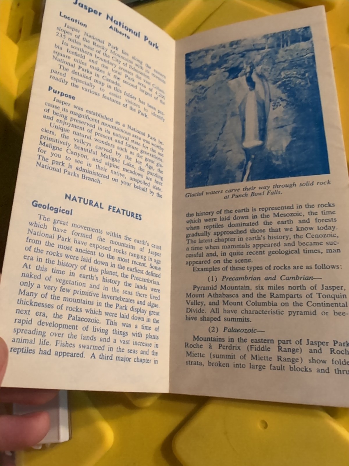 1964 Jasper National Park Vintage Brochure – Alberta Canada