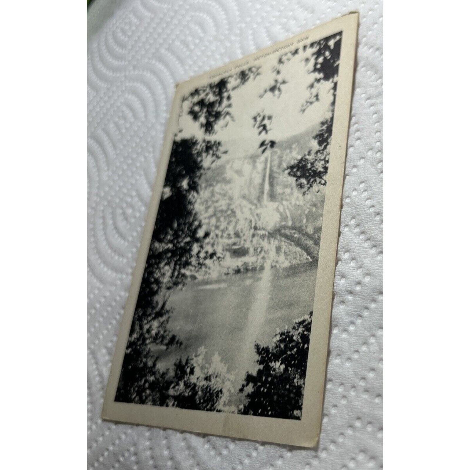 Tooalala Falls Hetch Hetchy Dam Yosemite National Park California Artvue Old B&W