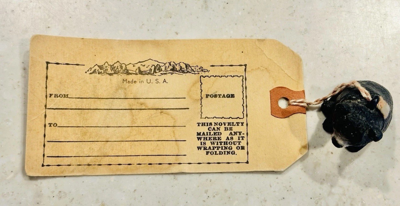 Antique 1920s YELLOWSTONE NATIONAL PARK Souvenir Bear (for Mailing w/o Wrapping)