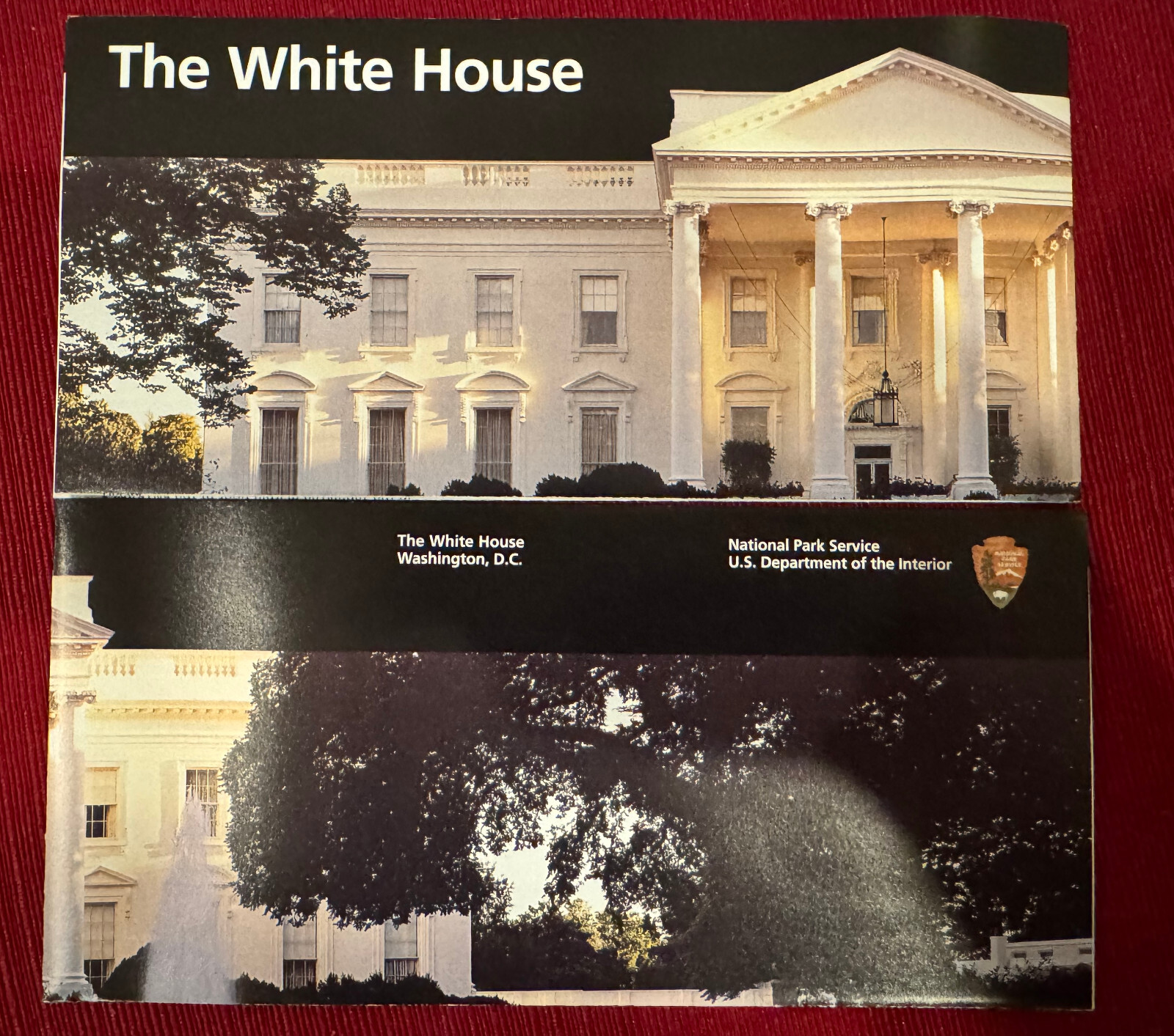 NEWEST The White House National Park Service NPS unigrid brochure map guide