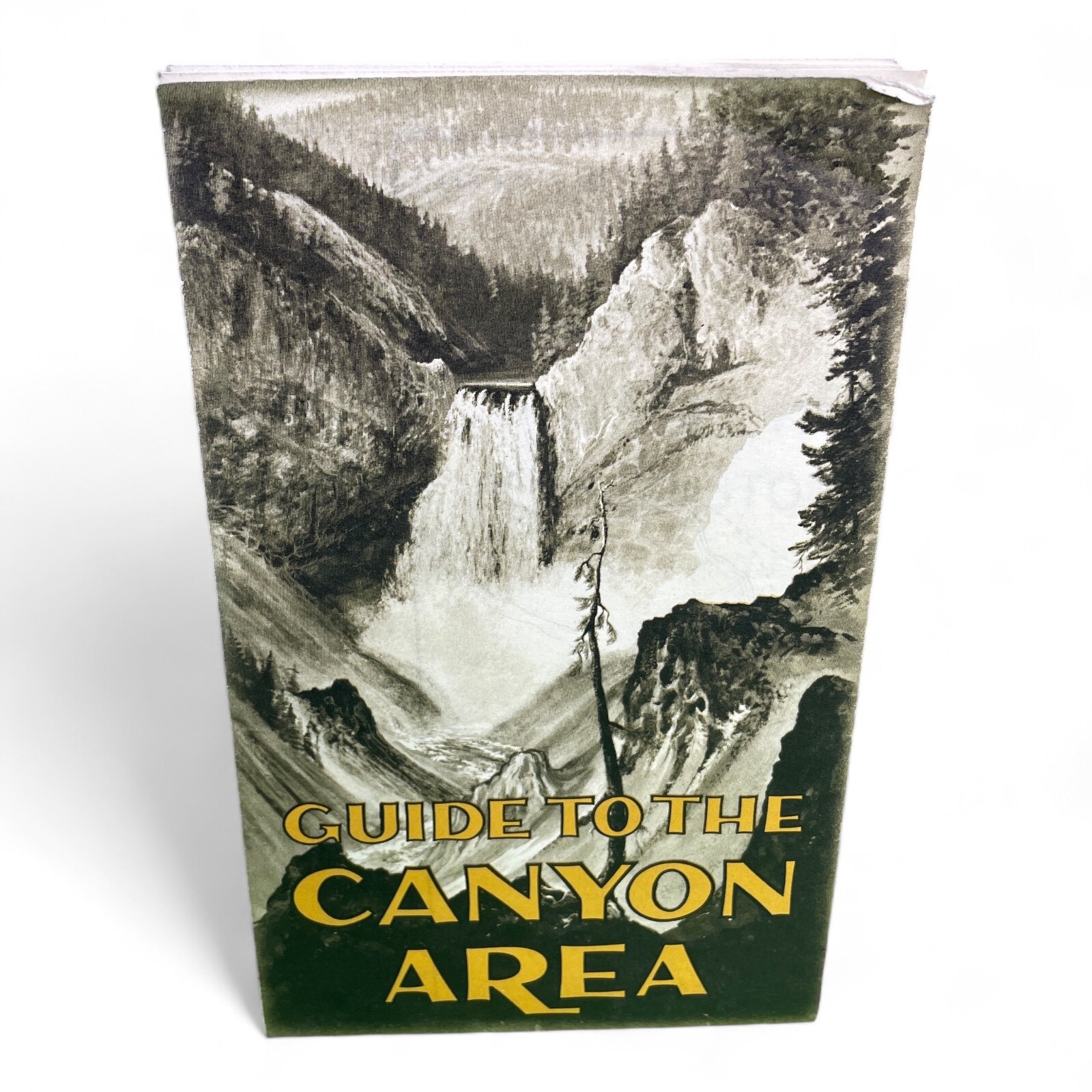 Guide To The Canyon Area Map 1977 National Park Service Grand Canyon Yellowstone
