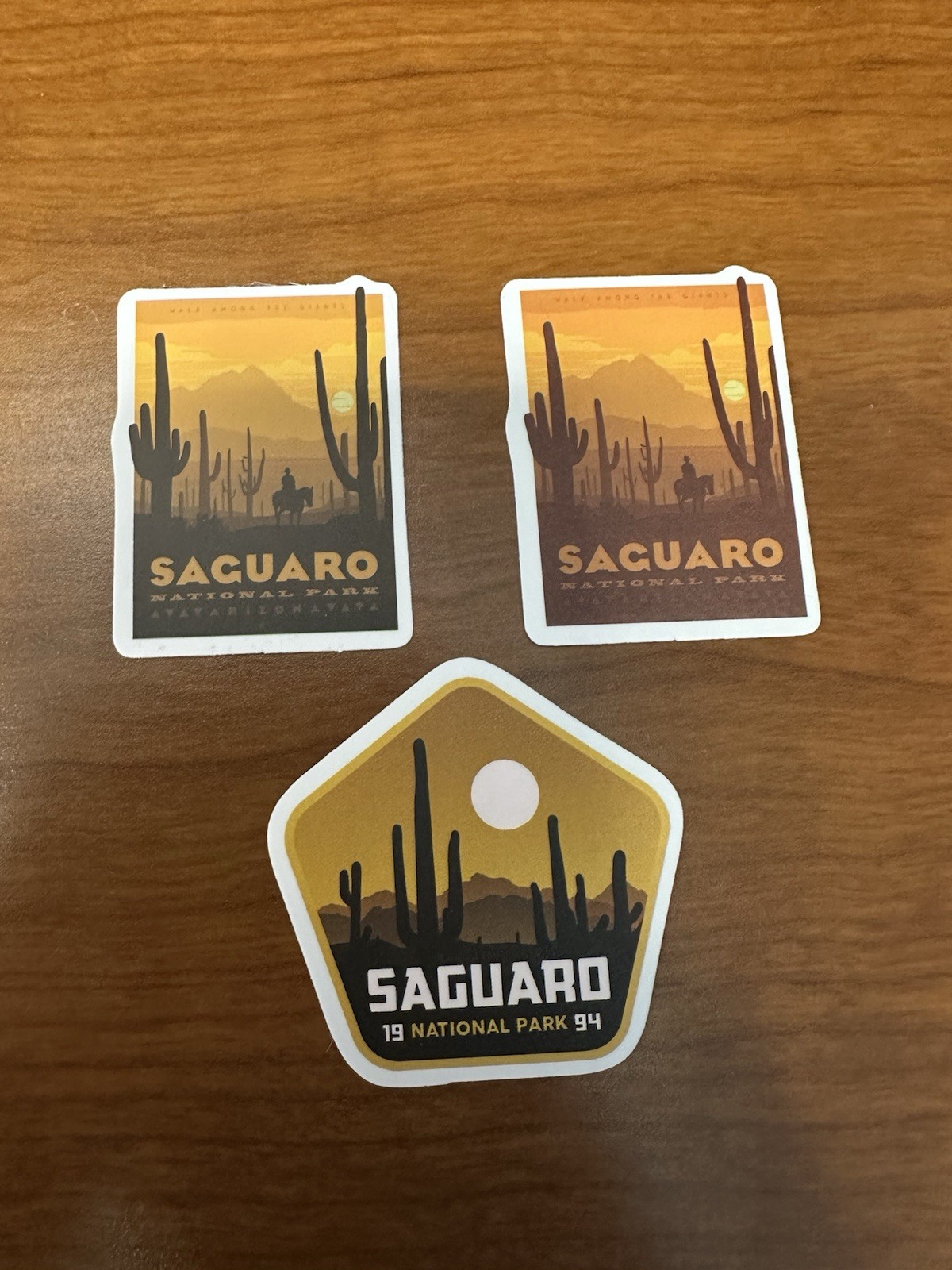 Saguaro National Park Set Of 3 Stickers