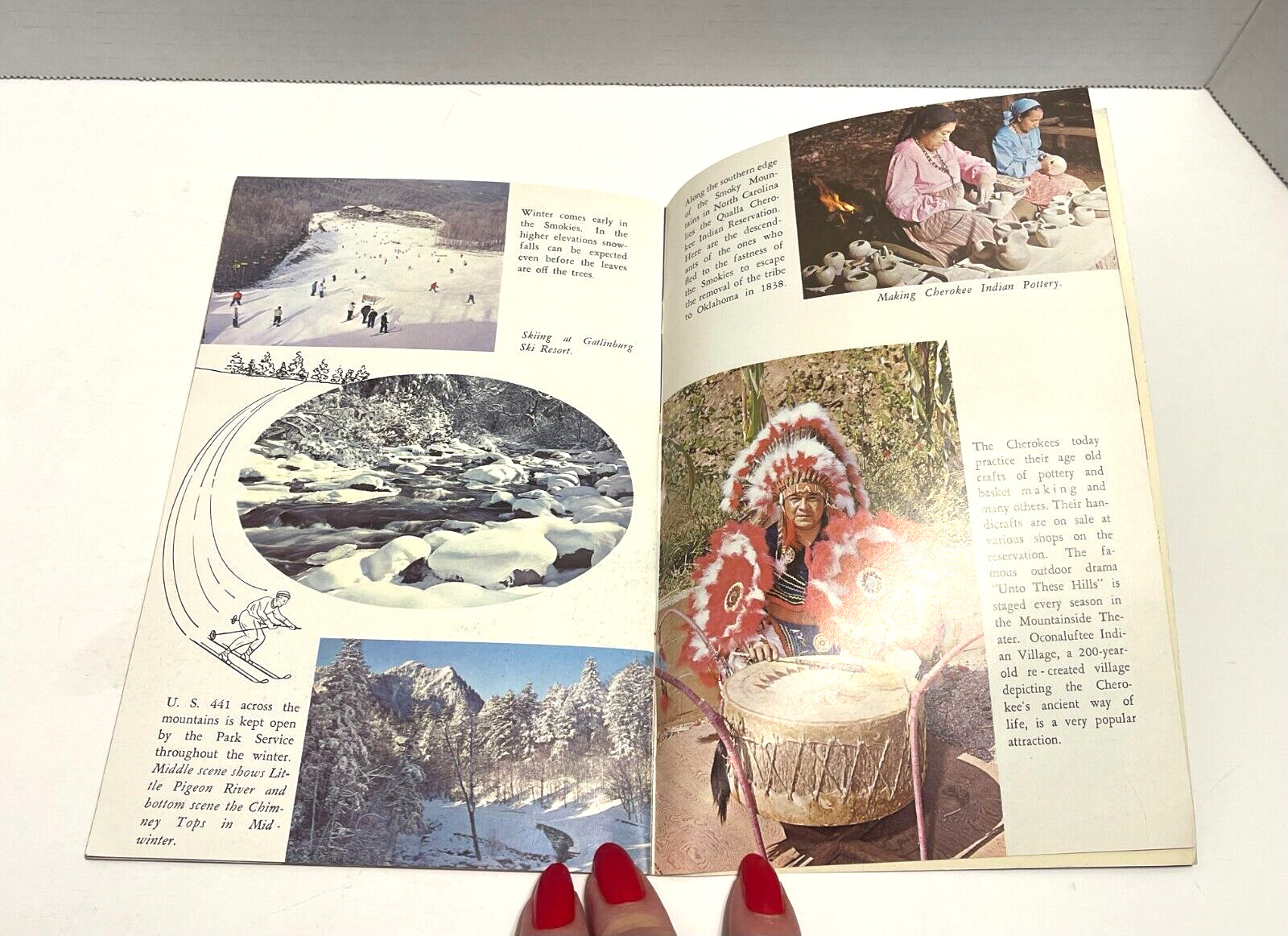 Vintage The Great Smoky Mountains National Park Booklet 1966 W.M. Cline Co.