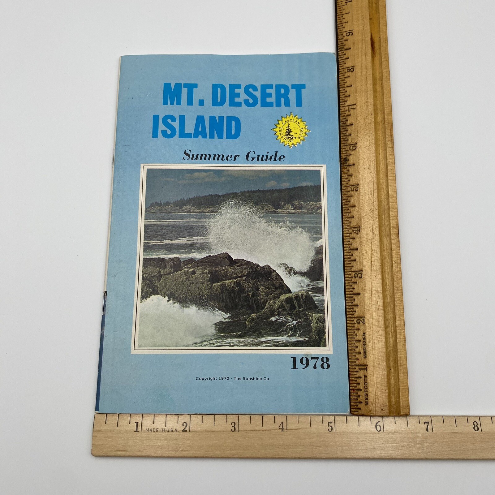 Mount Desert Island Maine Summer Guide 1978 Acadia National Park