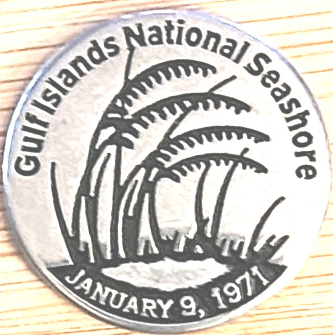 GULF ISLANDS NATIONAL SEASHORE FORT MASSACHUSETTS TOKEN