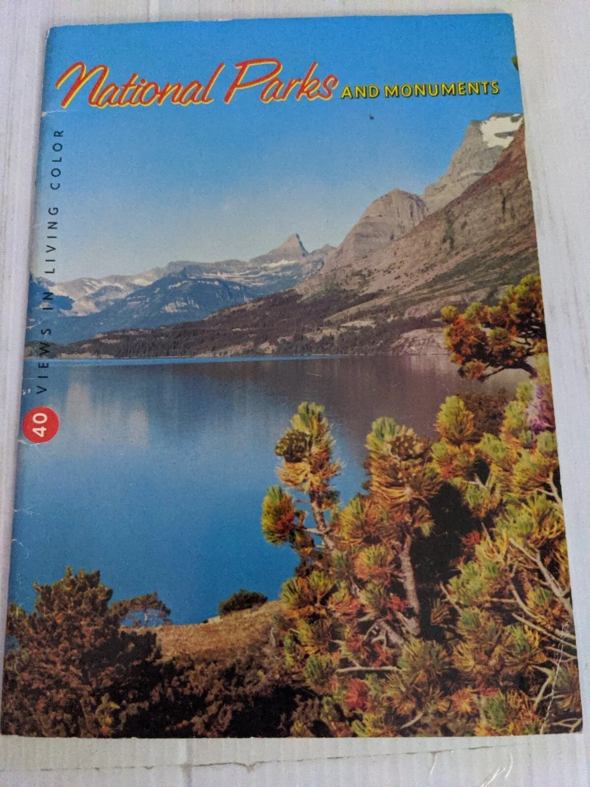 vintage National Parks and Monuments softcover picture book 1960s