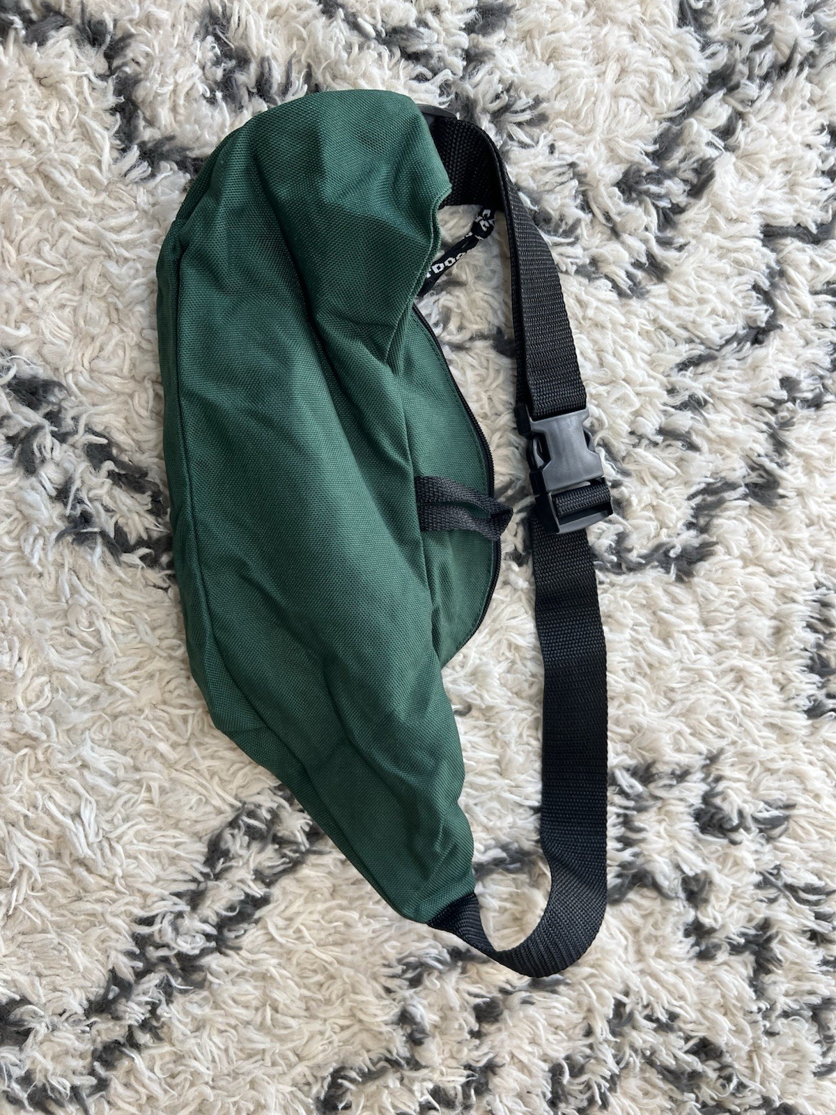 Vintage Yellowstone National Park Green Fannypack Cordura Plus Fabric Adjustable