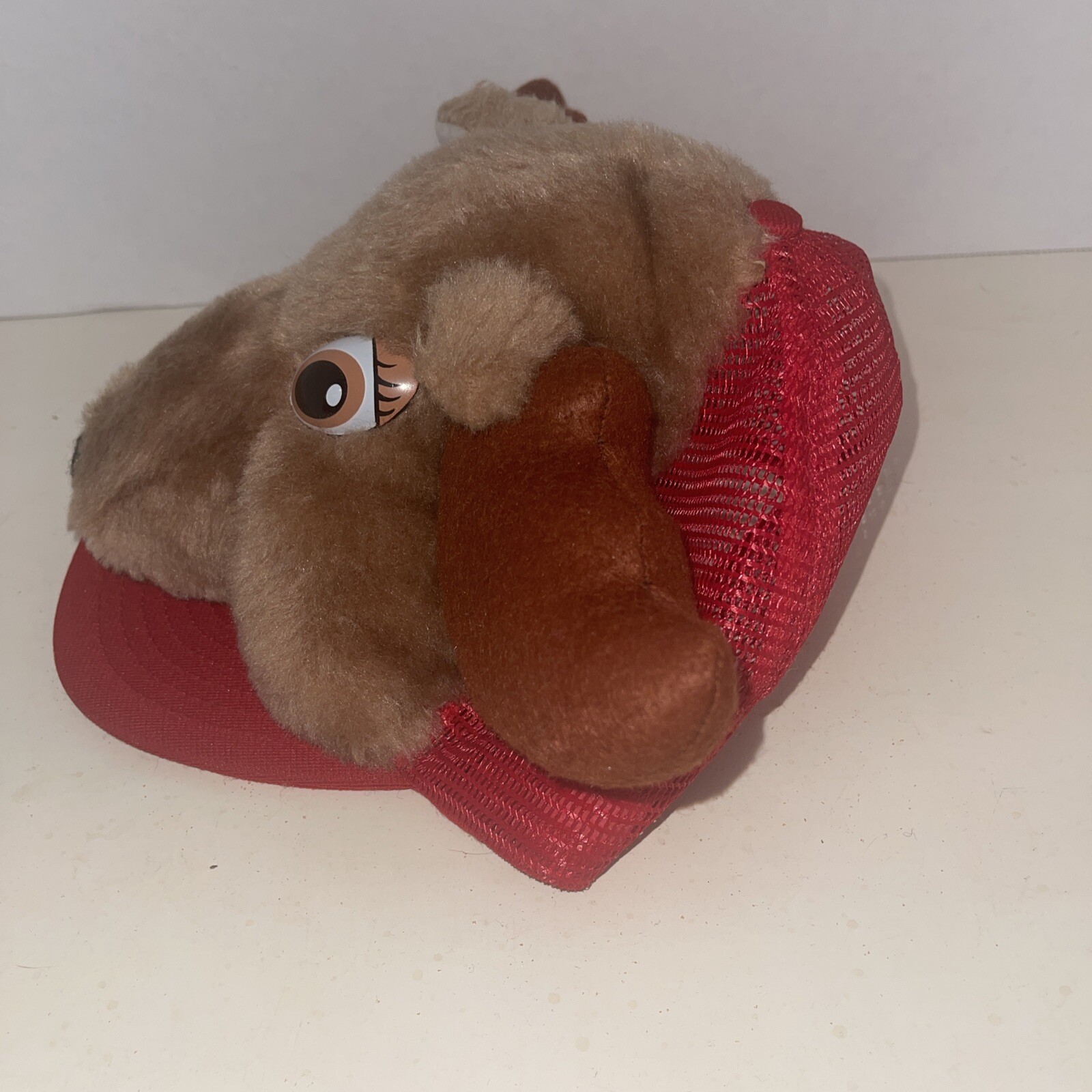 Vintage Hat Dimensional 3D Plush MOOSE REINDEER snapback Hat/Cap 3 West Zoo Mm55
