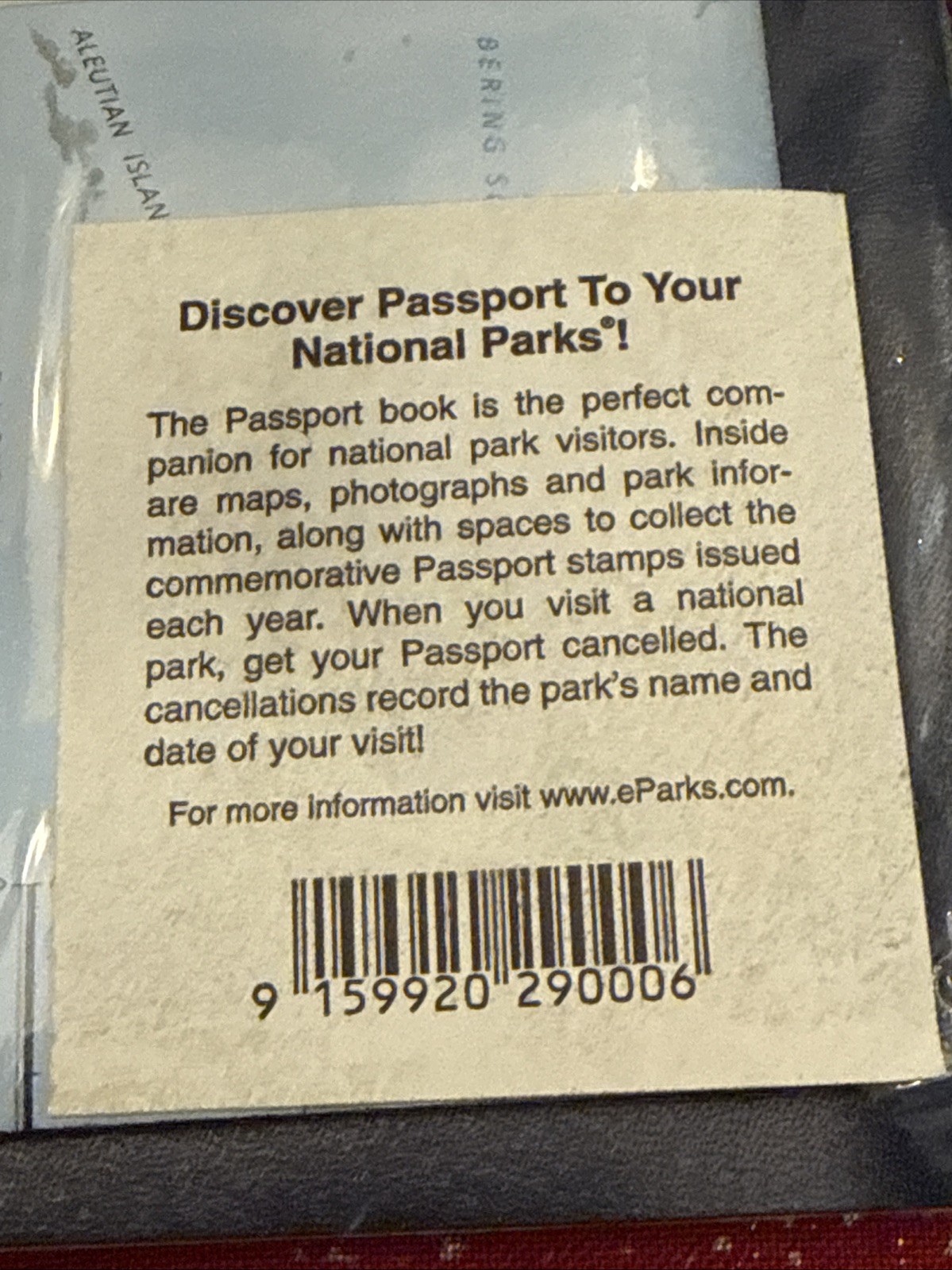 Passport To Your National Parks in shrink wrap w/map Stamp Book NPS