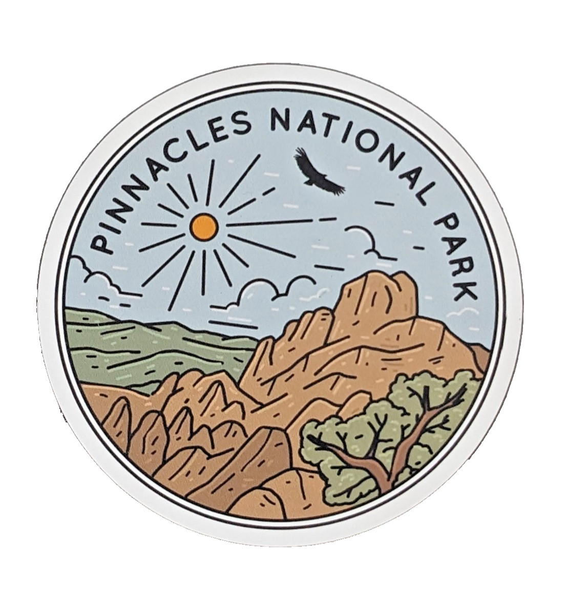 Pinnacles National Park California Souvenir Magnet California Condor Peak Design