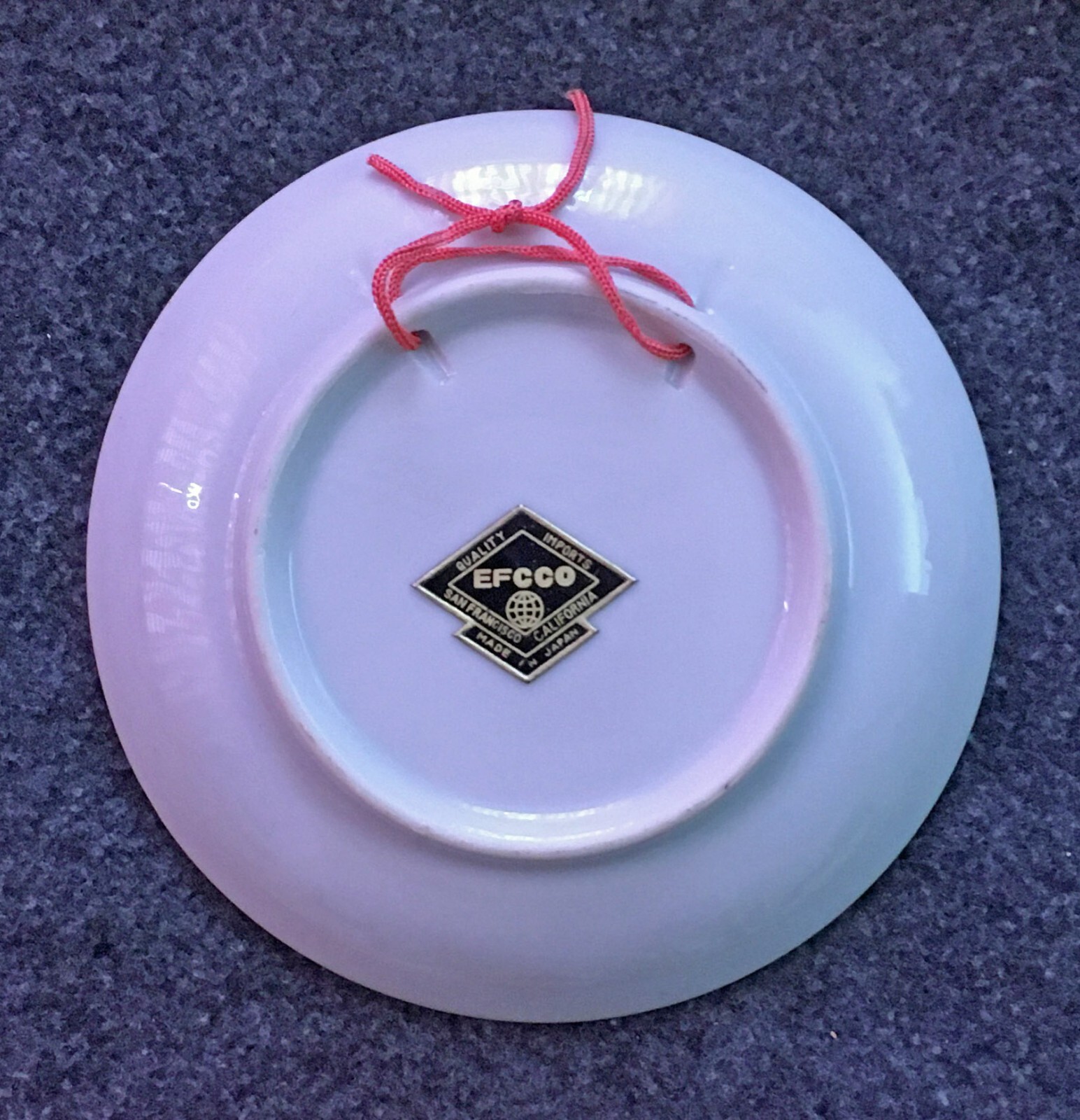 1960s Jack London State Park EFCCO Souvenir Plate 4” Wolf House Ruins Glen Ellen