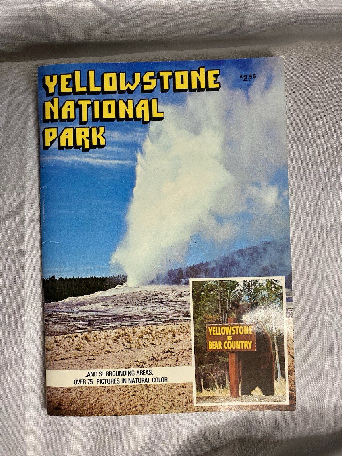 🏕️ Vintage Travel Book Lot of 4 1970s Yellowstone National Park Guides