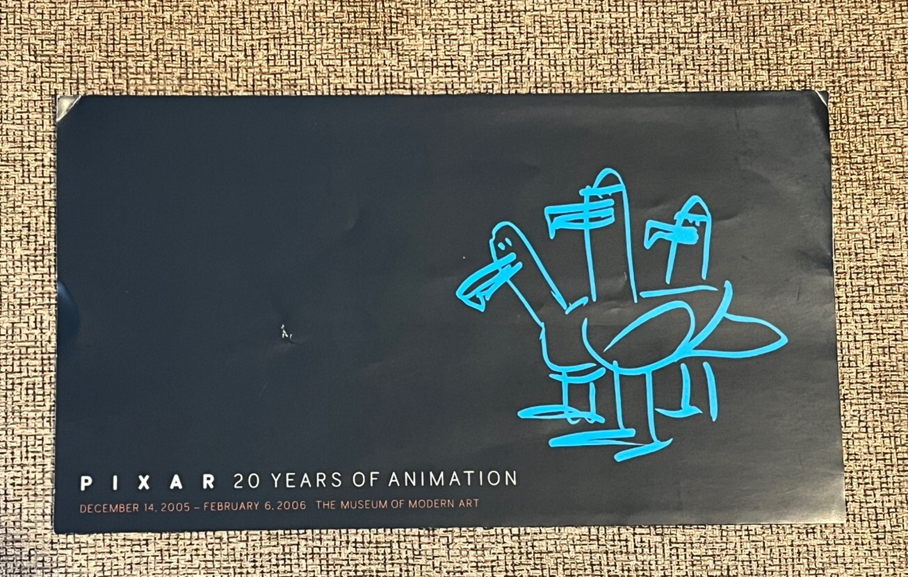 PIXAR 20 YEARS OF ANIMATION – MUSEUM OF MODERN ART MOMA EXHIBIT PROSPECTUS 2006