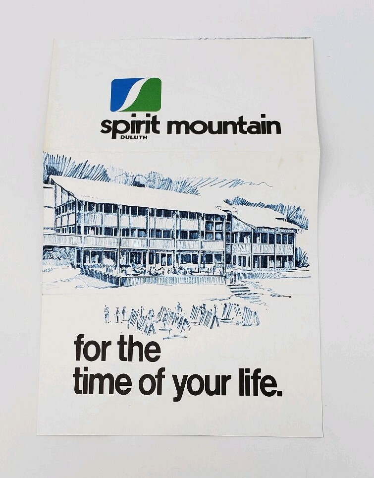 1975 Spirit Mountain Ski Area Vintage Brochure – Duluth – Minnesota