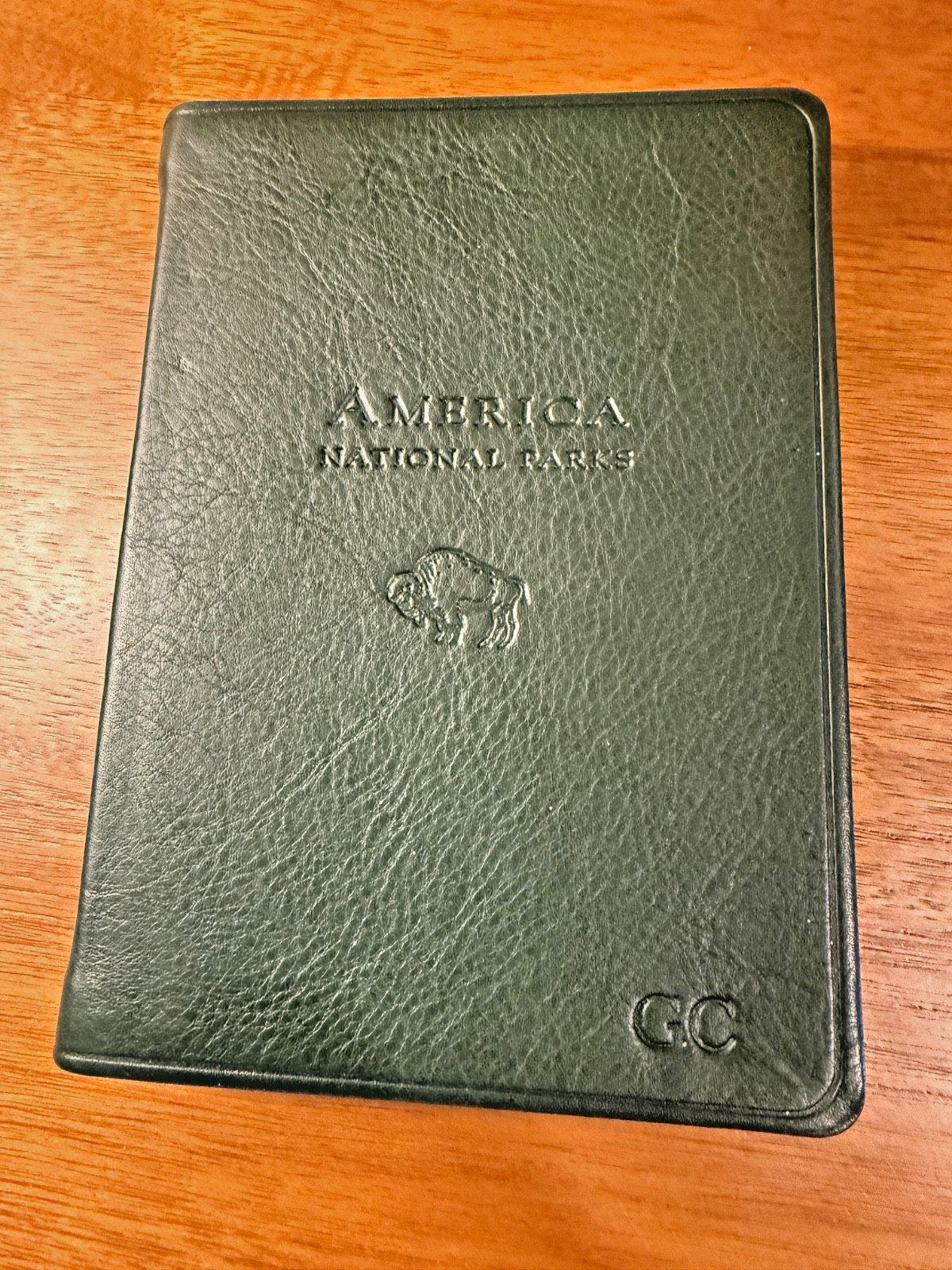 Orvis national park guide book leather bound new in box