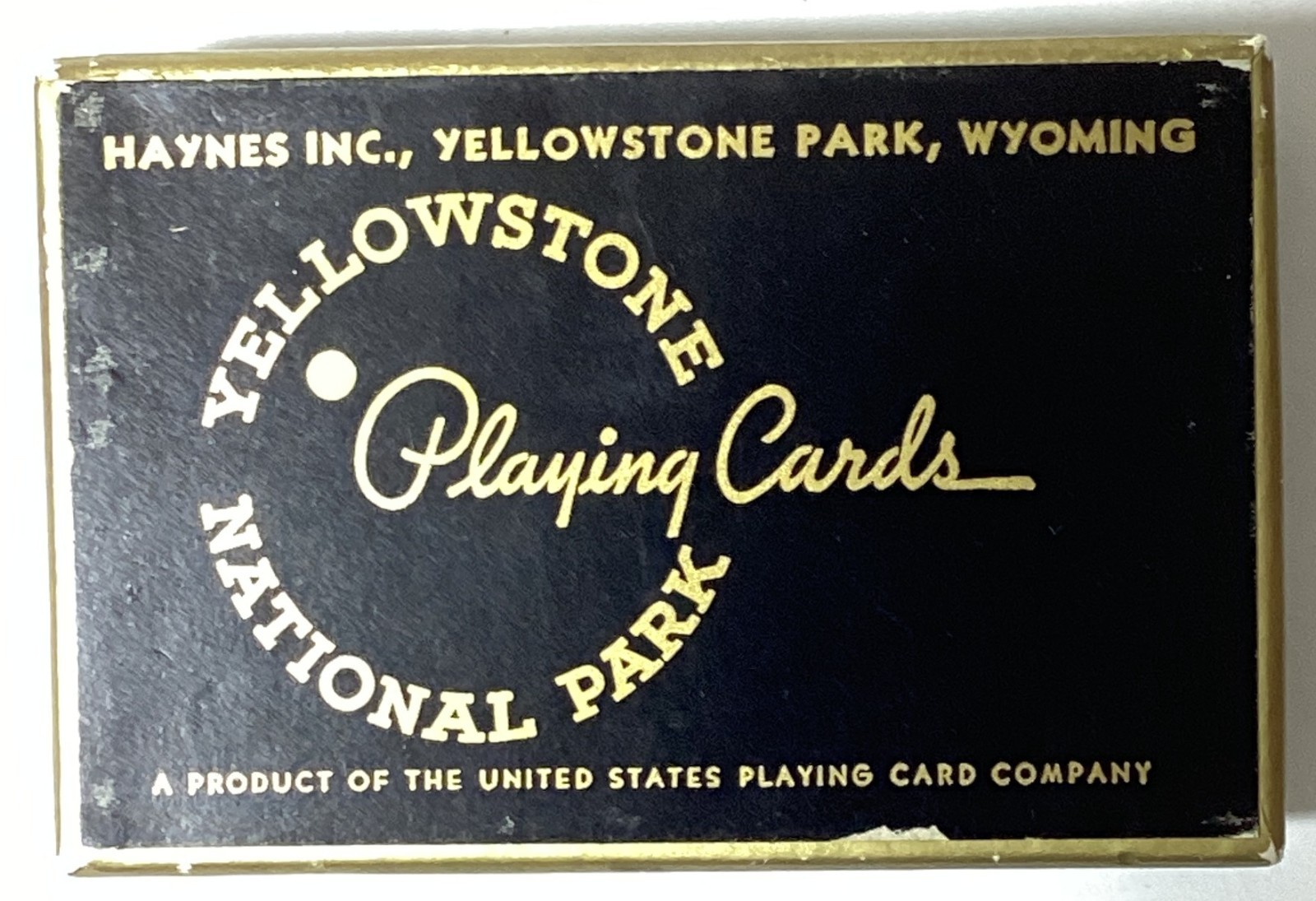 Yellowstone National Park Old Faithful Geyser Vintage Playing Cards Unused Deck
