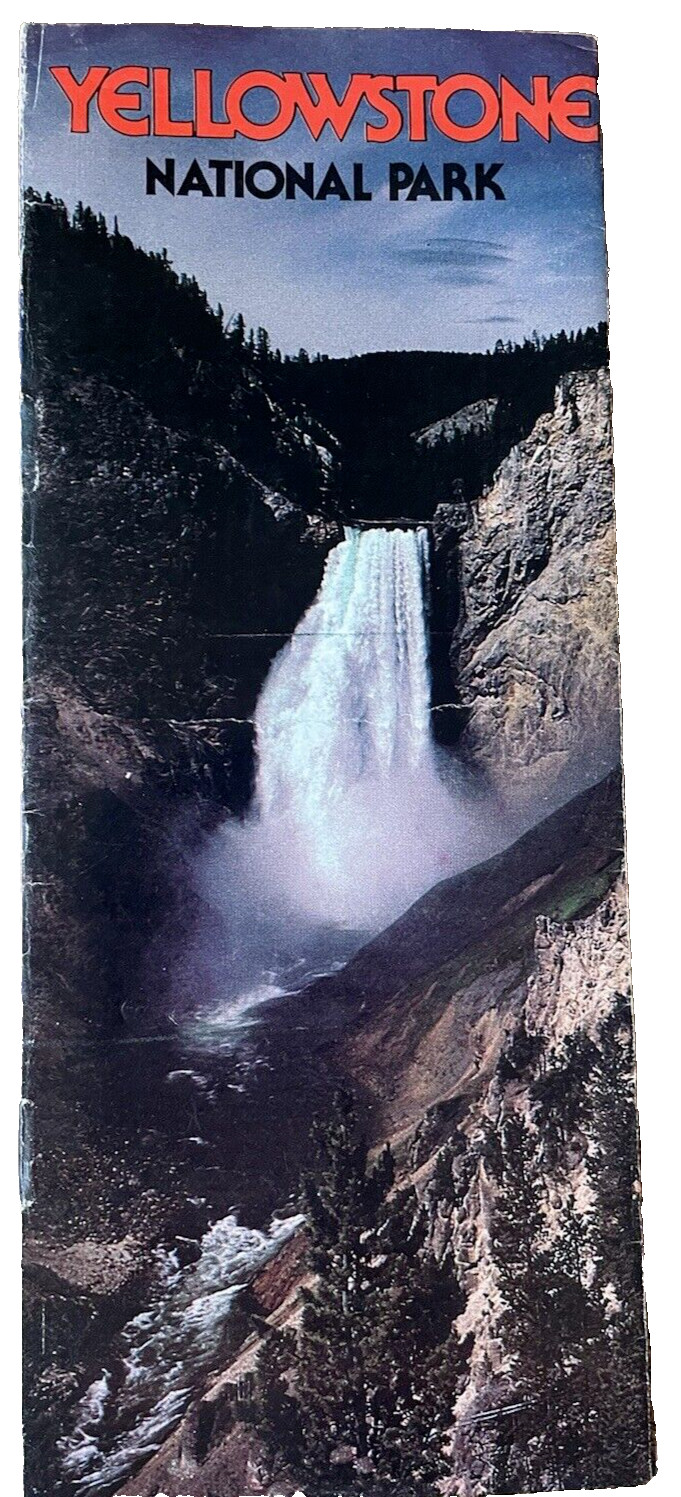 Yellowstone Natl Park Brochures Lot Mud Volcano Upper Geyser Basin 1978 Vint