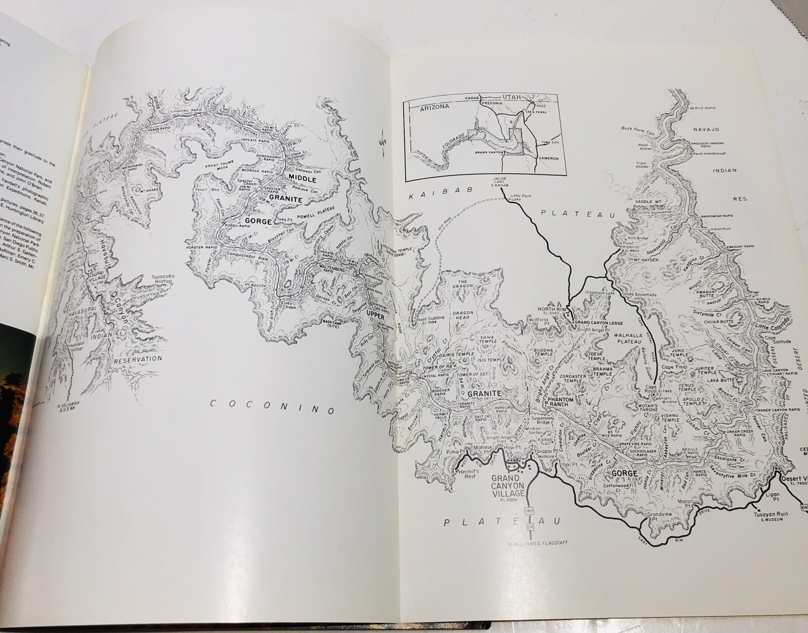 National Parkways Grand Canyon Photographic Historical Travel Guide 1977