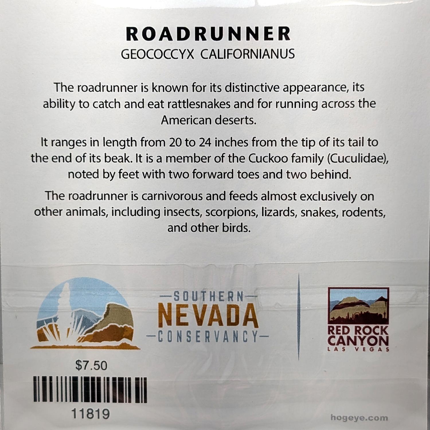 Red Rock Canyon Las Vegas Nevada State Road Runner Embroidered Patch Souvenir