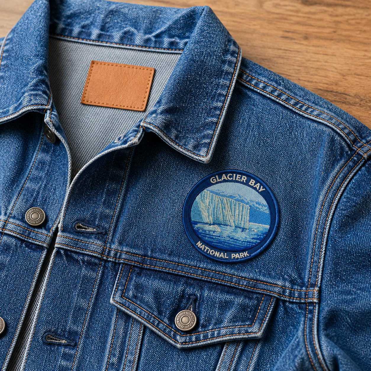 Glacier Bay National Park Embroidered Patch: Alaska Travel Souvenir Badge 3 Inch