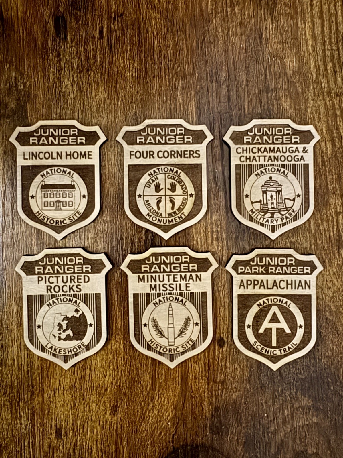 All National Park Service Junior Ranger Badges – Sold Individually