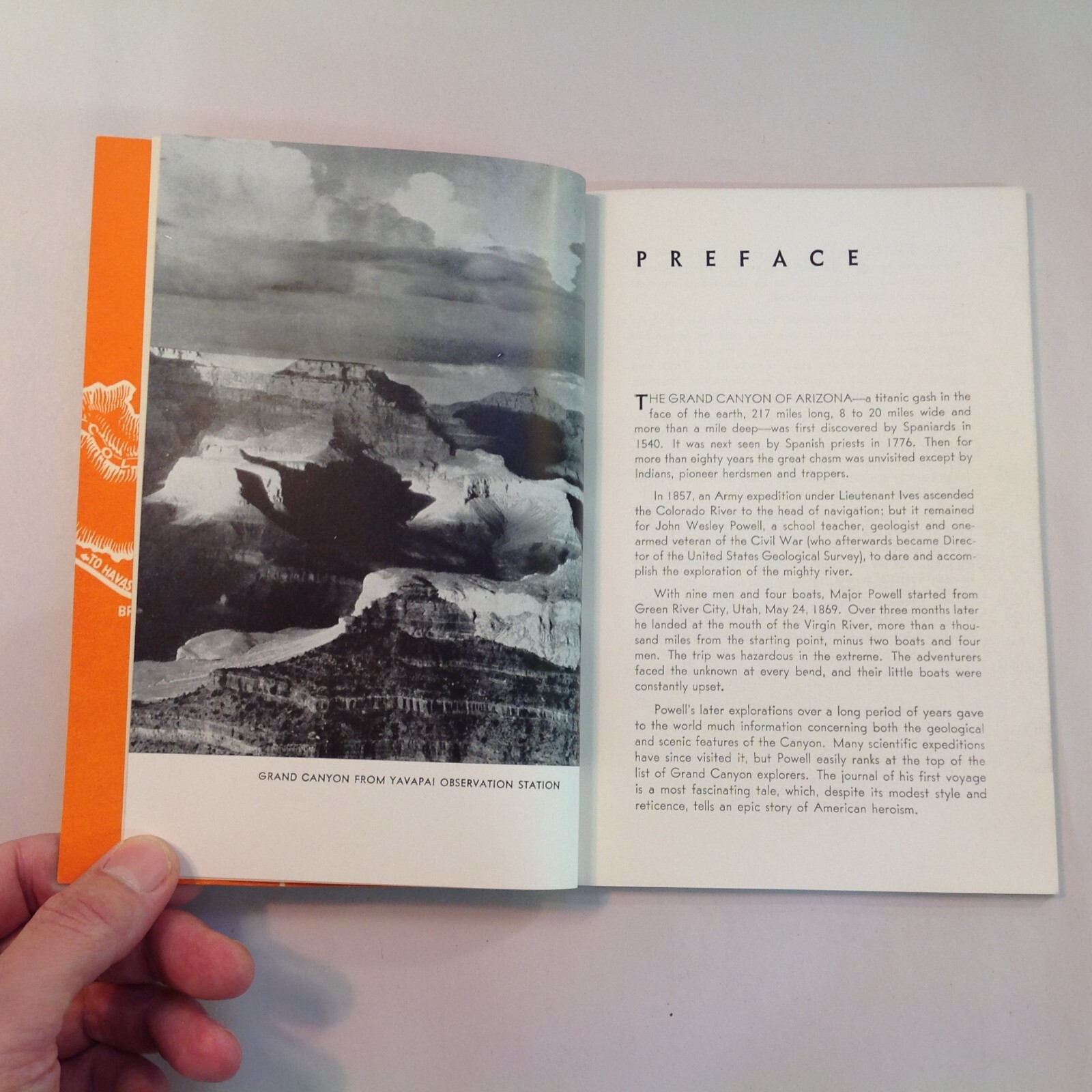 Vintage 1953 Booklet Story of the Grand Canyon How It Was Made Fred Harvey USGS