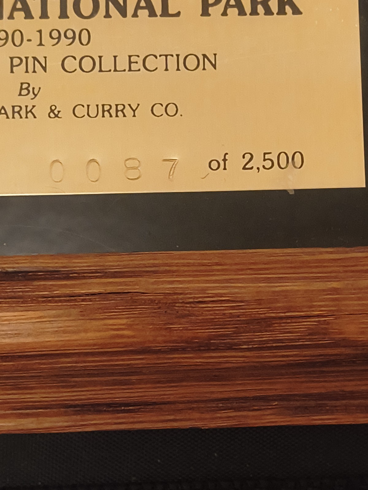 1890-1990 Yosemite National Park Centennial pin Collection – 87/2500 –