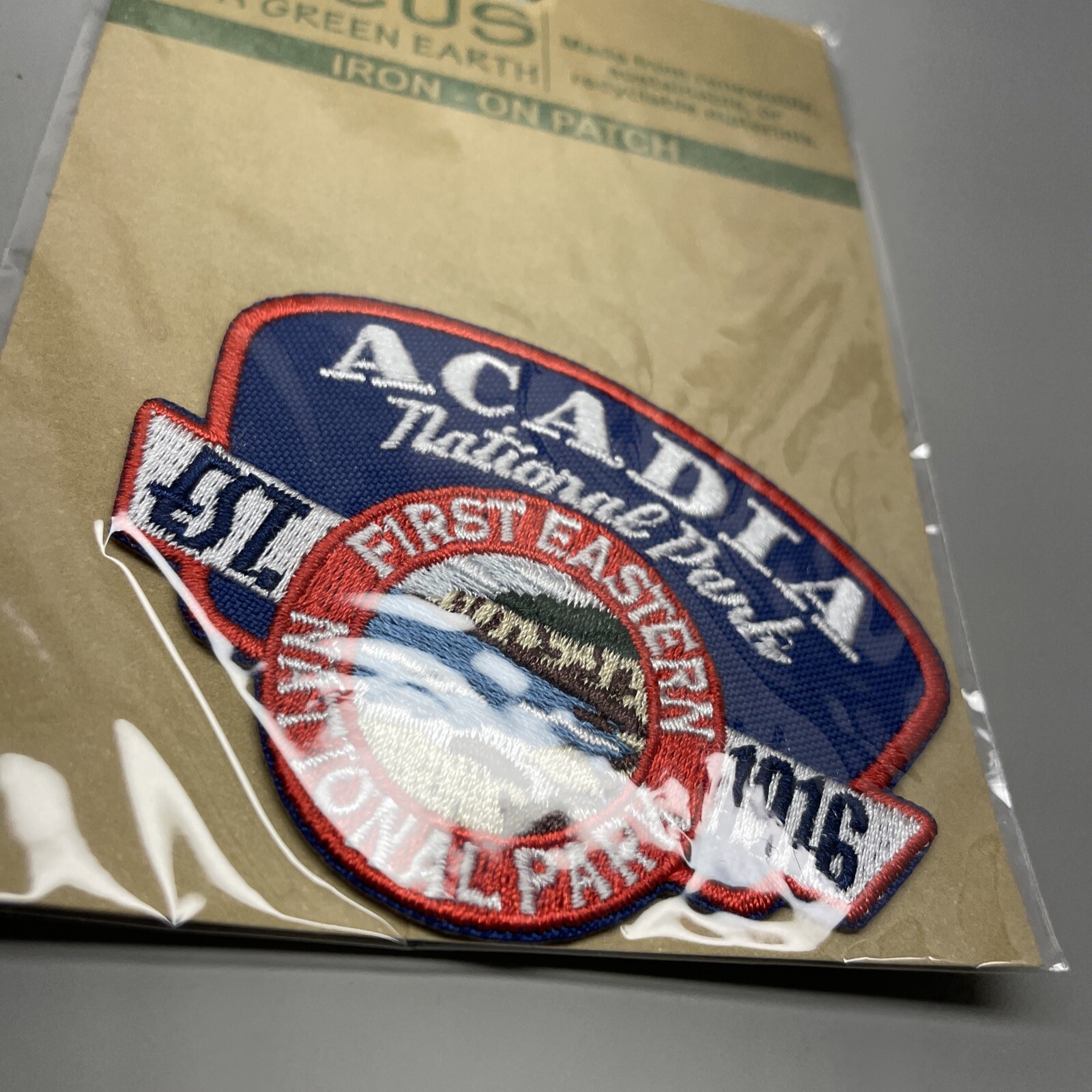 Acadia National Park Maine Coast Est 1916 Embroidered Patch Badge