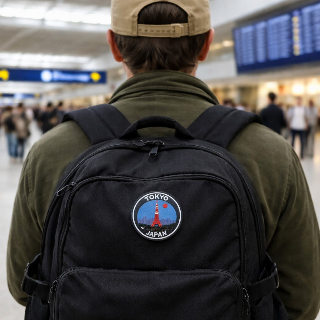 Tokyo Japan Iron On Sew On Patch 3 Inch Embroidered Travel Souvenir Badge