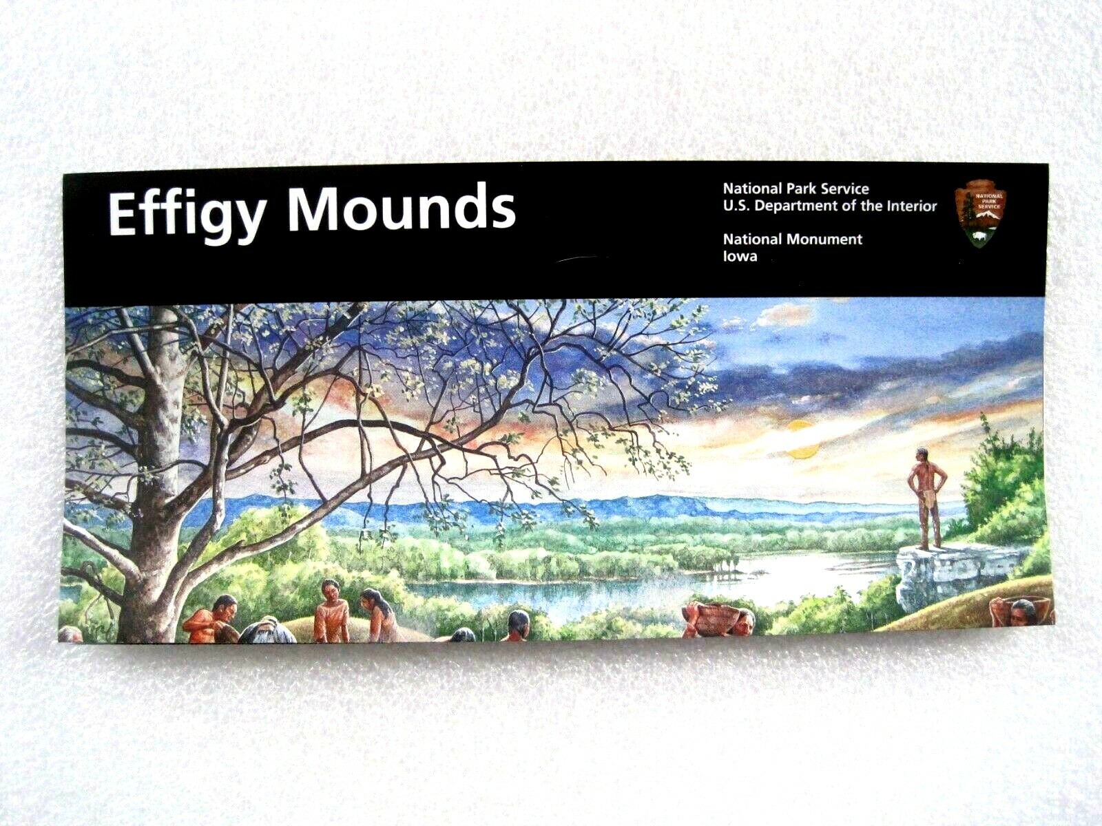 Effigy Mounds National Monument Iowa National Park Service Unigrid Brochure Map