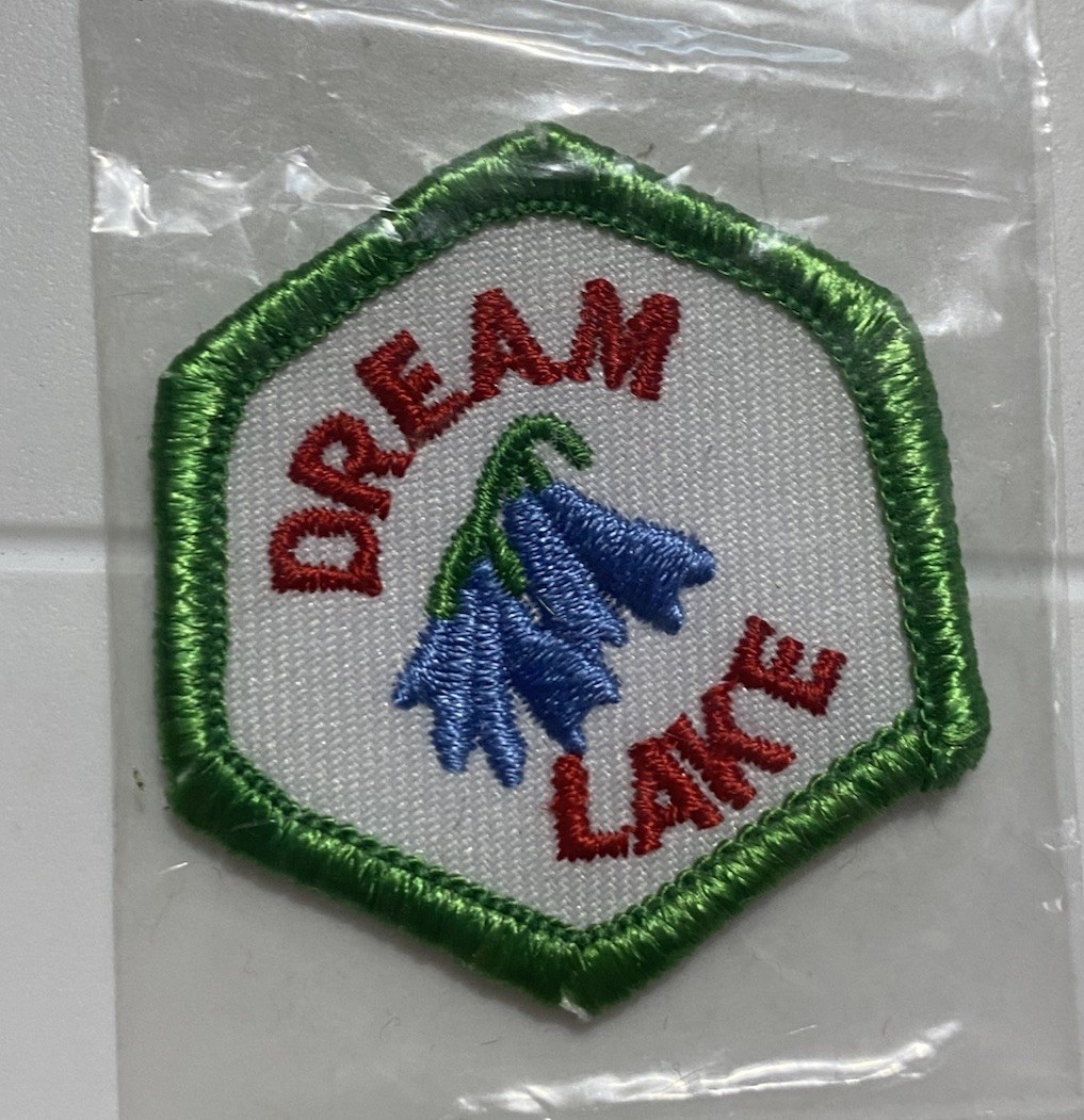 NIP Dream Lake Rocky Mountain National Park Trail Tag Souvenir Badge Patch
