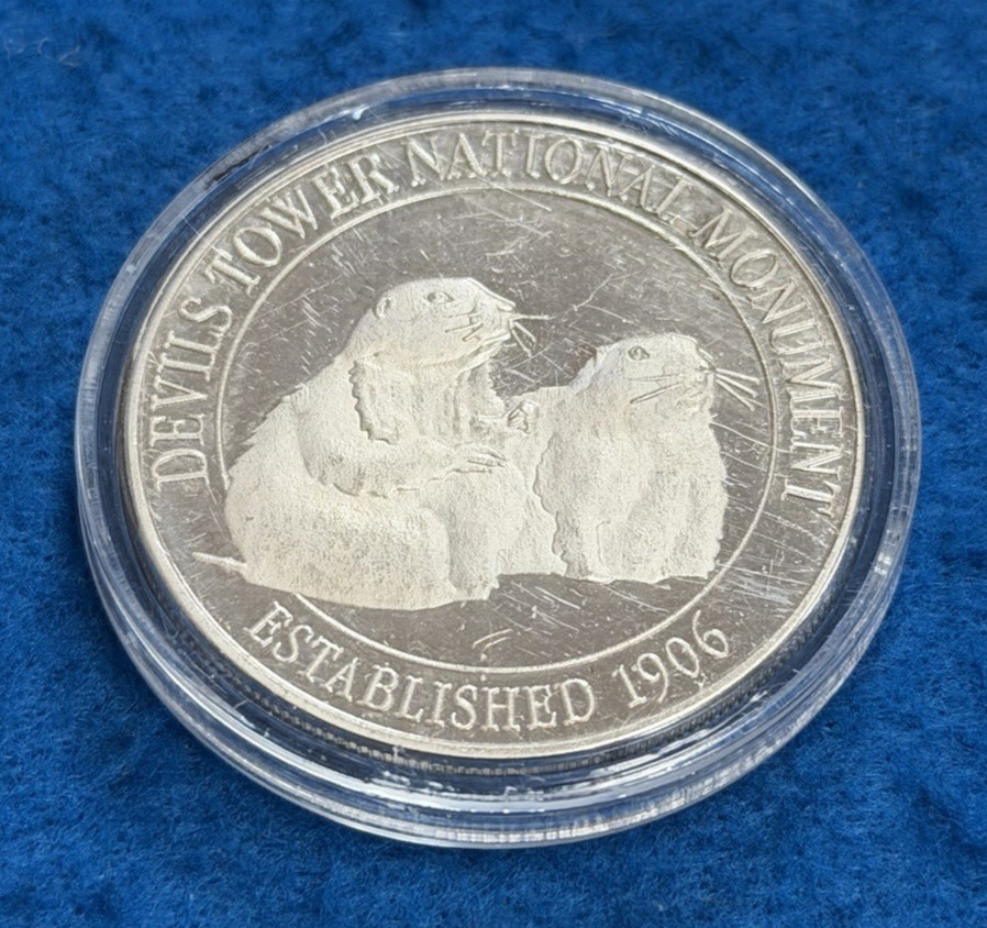 Devils Tower National Monument Wyoming Medallion