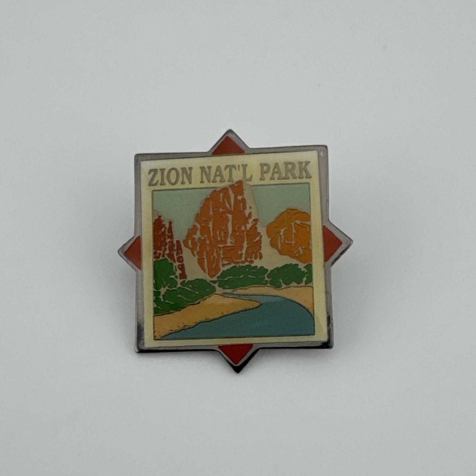 VTG Zion National Park Enamel Lapel Pin