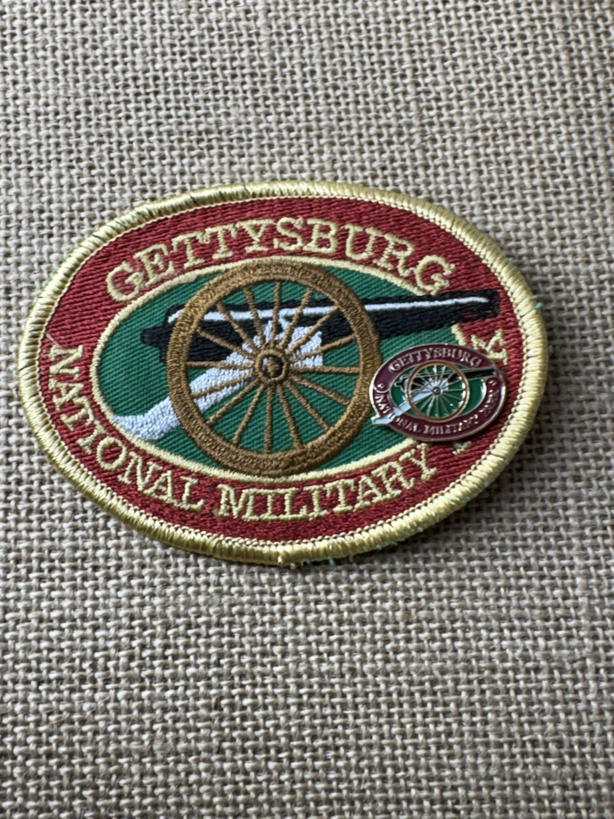 Gettysburg National Military Park Iron On Patch & Enamel Pin ***READ