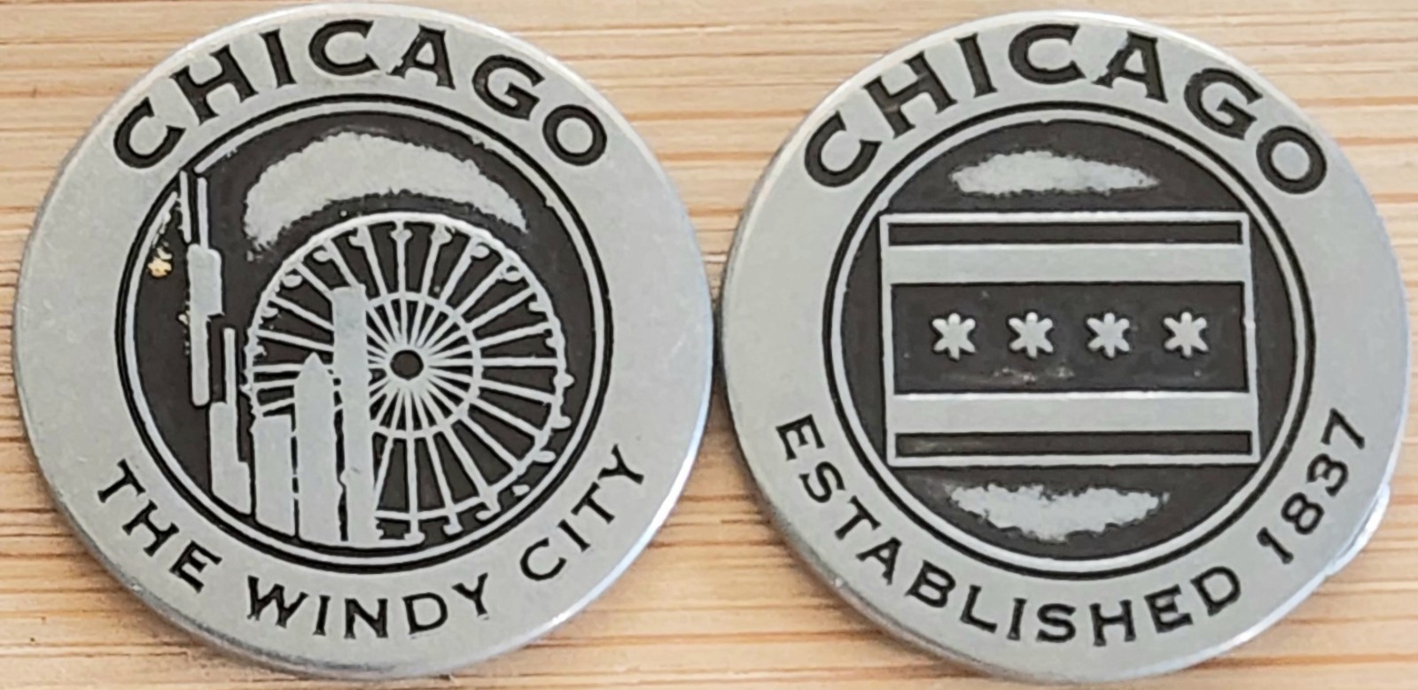 RAREST OF THE RARE – CHICAGO – THE WINDY CITY – NATIONAL PARK TYPE TOKEN