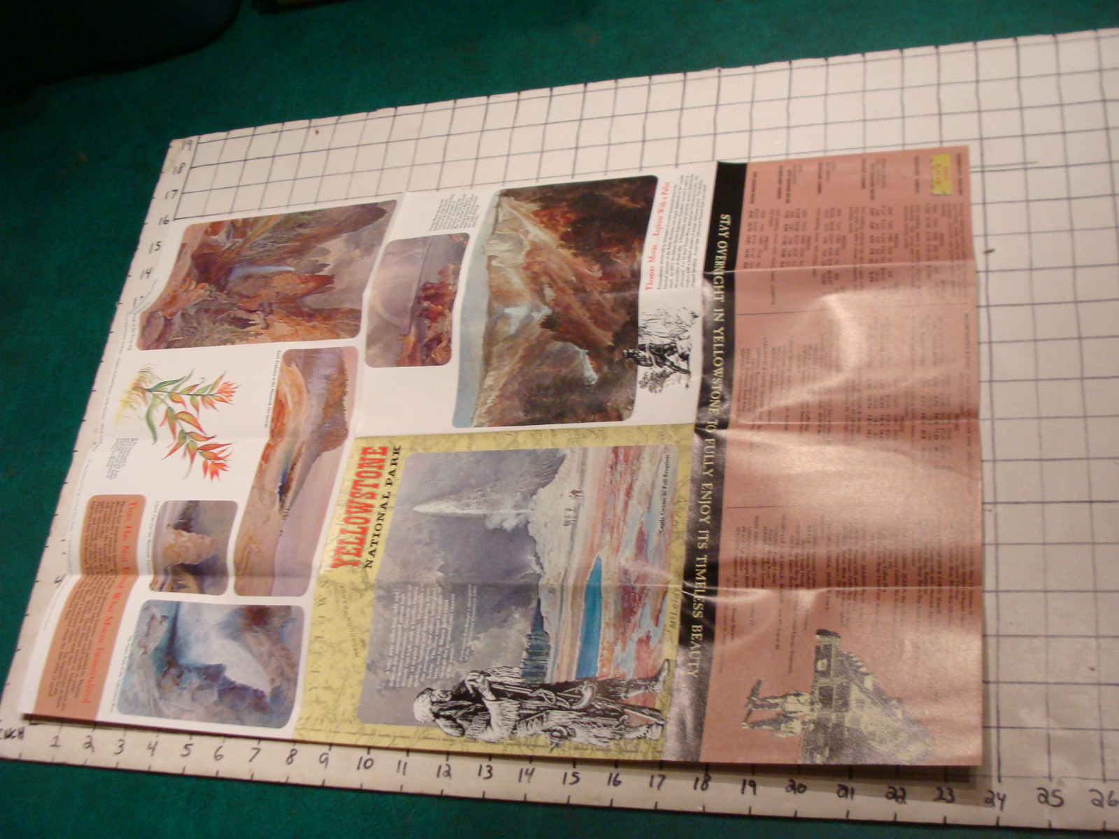 Vintage paper: YELLOWSTONE NATIONAL PARK 1967 brochure