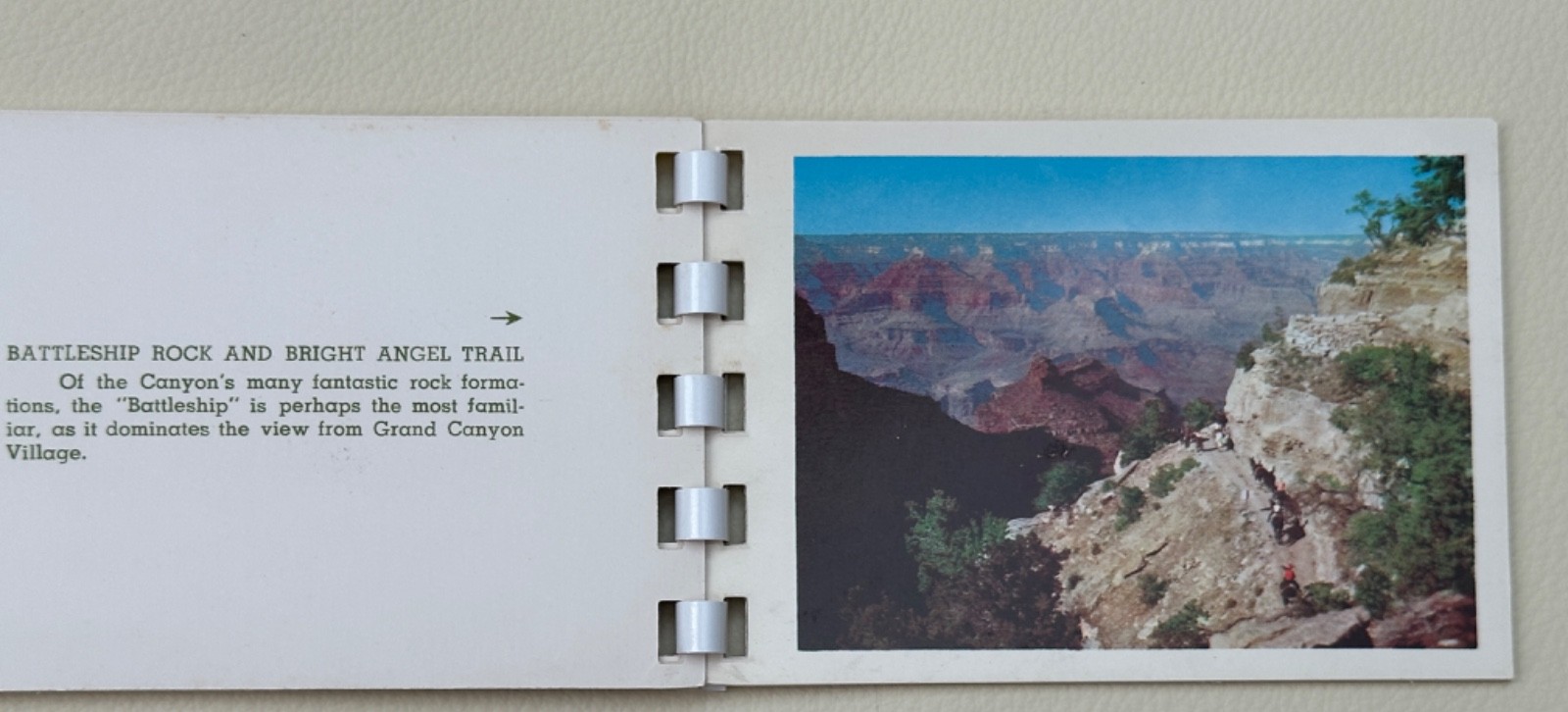 Grand Canyon National Park vintage booklet, 10 photos Published for Fred Harvey
