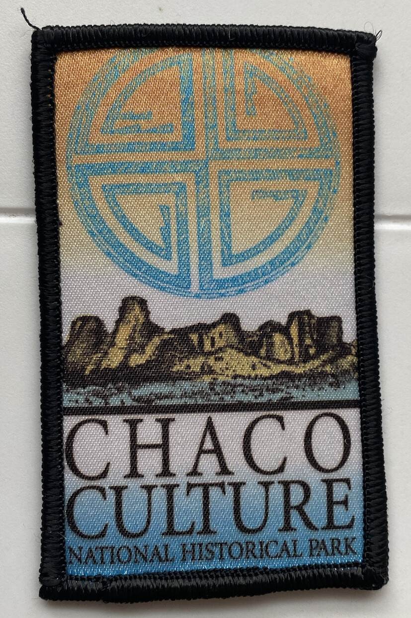 Chaco Culture National Historic Park New Mexico NM Souvenir Screen Print Patch