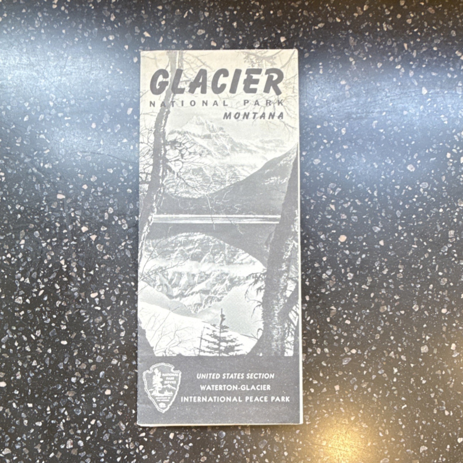 Glacier National Park Waterton-Glacier Peace Park Brochure 1956