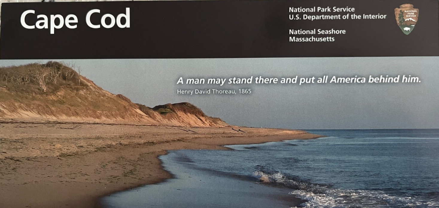 Newest CAPE COD SEASHORE NATIONAL PARK SERVICE UNIGRID BROCHURE/MAP GPO 2024