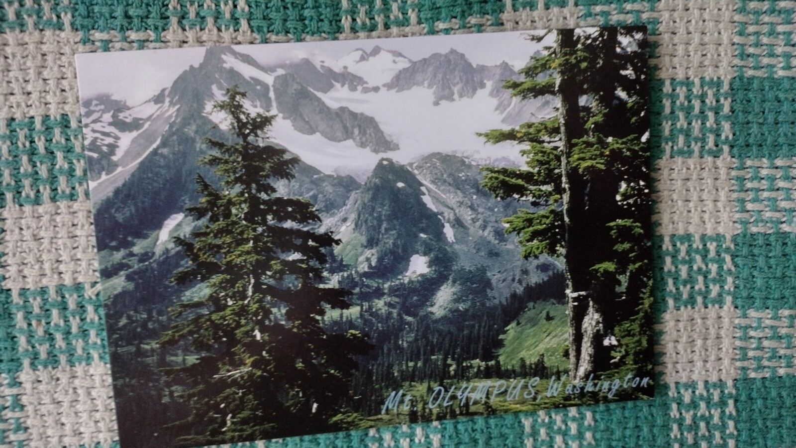 BEAUTIFUL POST CARD MT.OLYMPUS OLYMPIC PENINSULA WASHINGTON