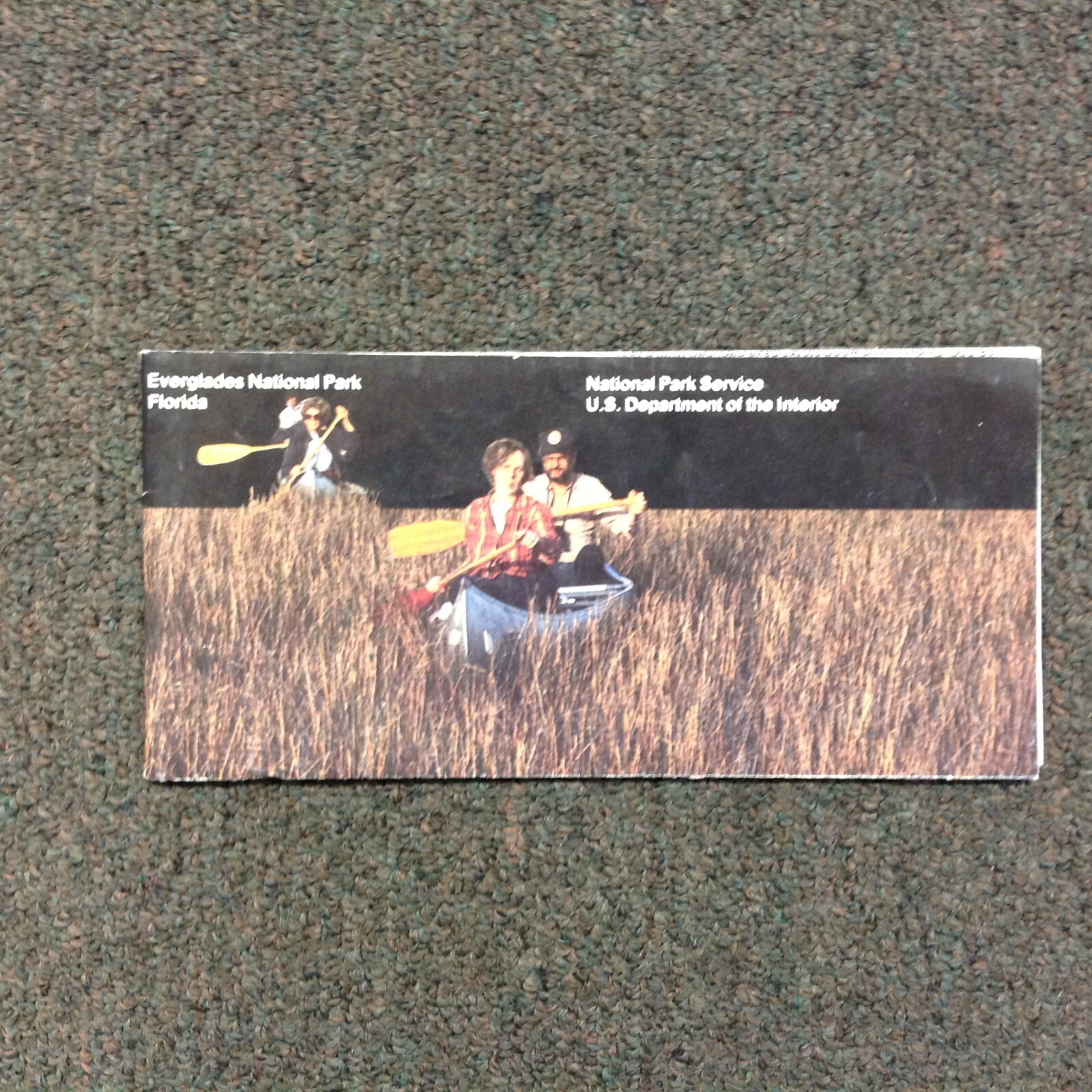 Vtg 1997 US Dep’t Int Everglades National Park Services Official Map and Guide