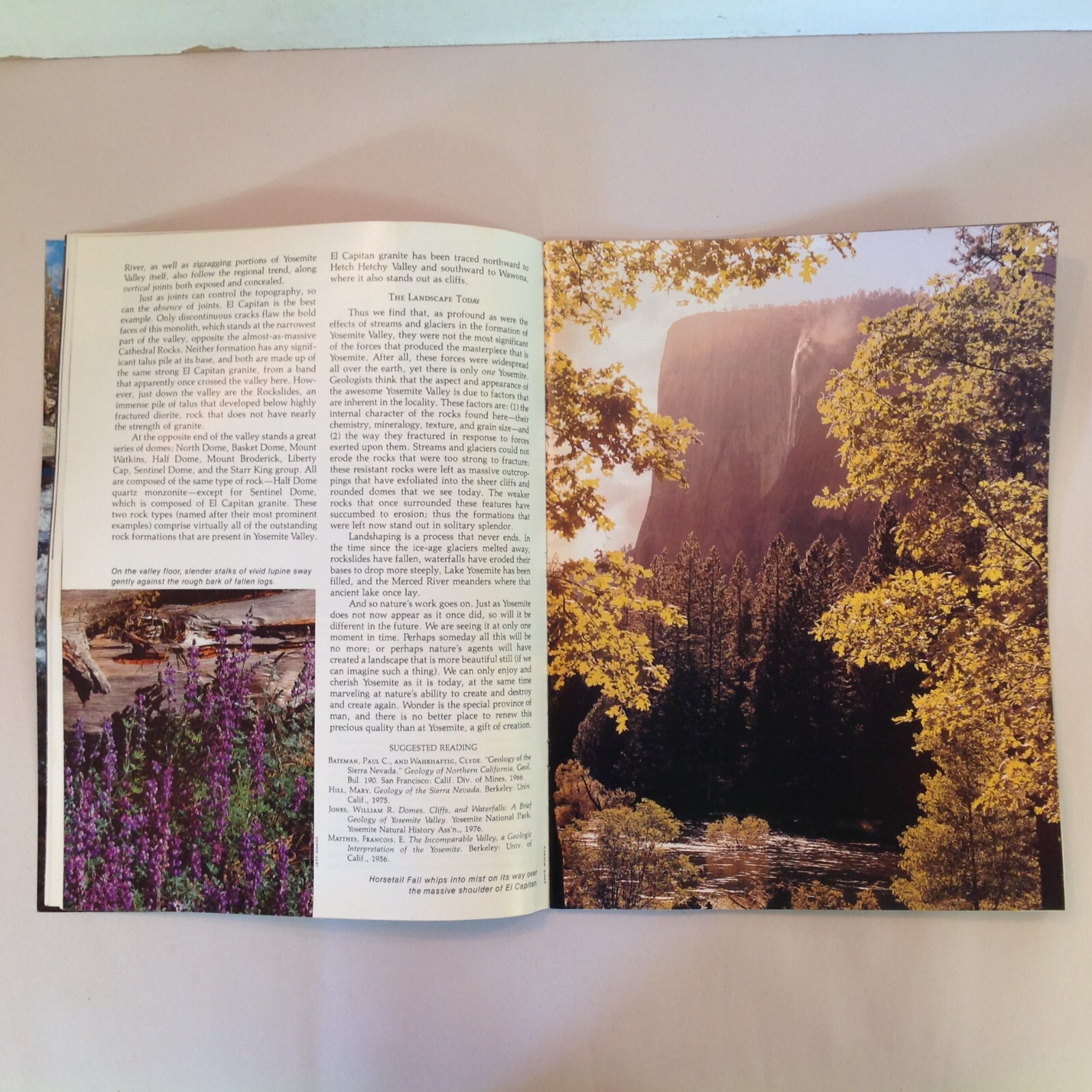 Vintage 1984 Souvenir Color Booklet Yosemite: The Story Behind the Scenery