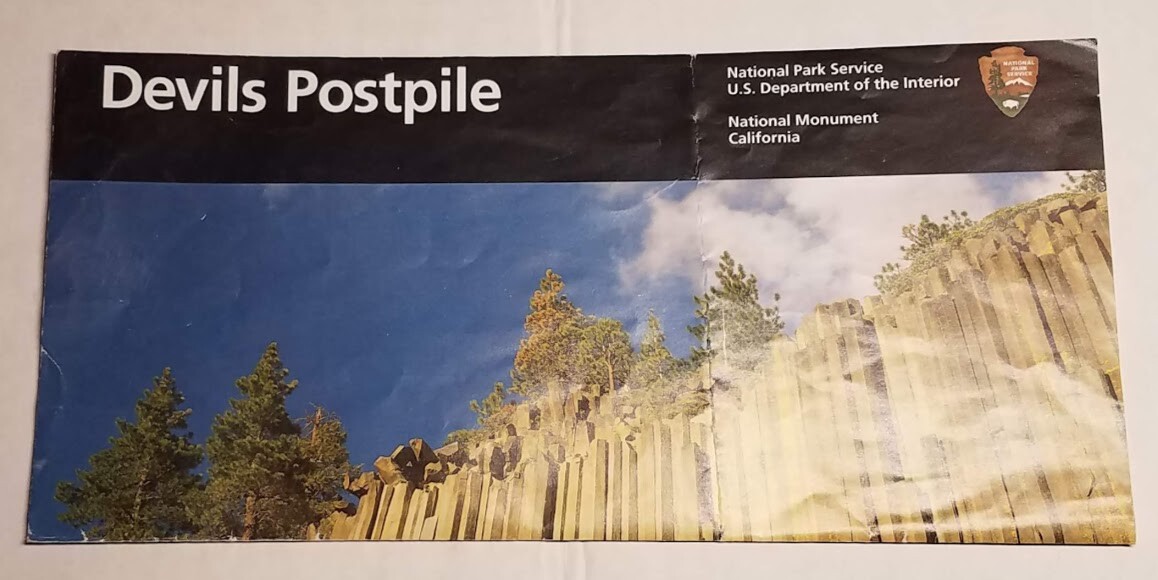 2006 DEVILS POSTPILE NM – CA NATIONAL PARK SERVICE BROCHURE MAP