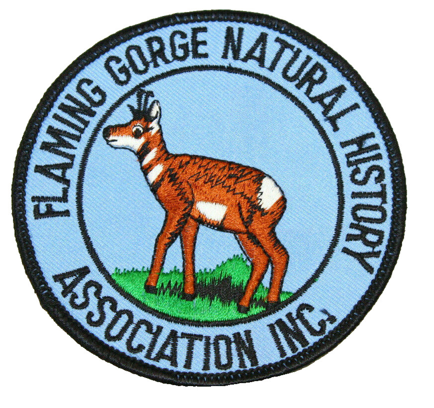 Vintage Patch Flaming Gorge Natural History Association Inc. Wyoming Utah