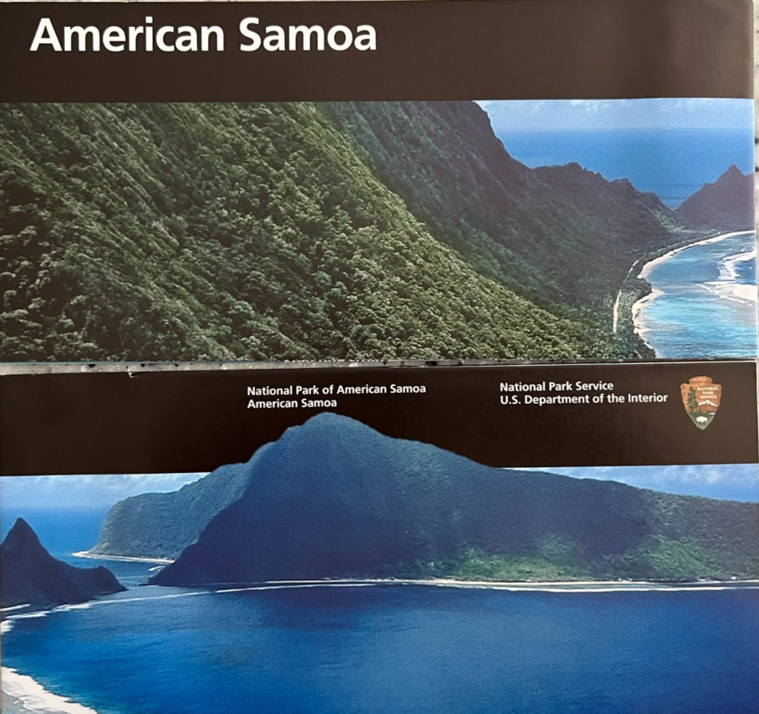 NATIONAL PARK of AMERICAN SAMOA NATIONAL PARK SERVICE UNIGRID BROCHURE/MAP New