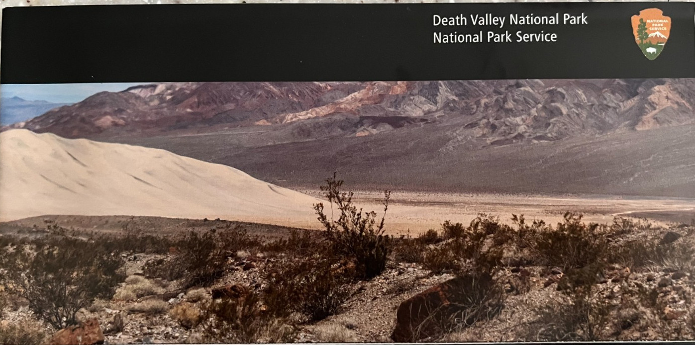 DEATH VALLEY BACKCOUNTRY & WILDERNESS NATIONAL PARK SERVICE UNIGRID BROCHURE/MAP